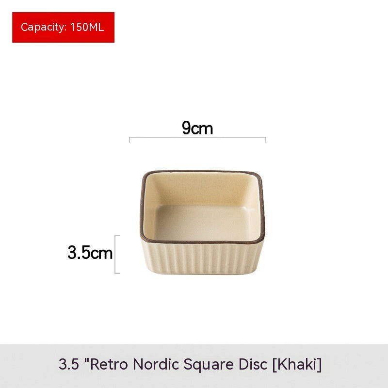 Ceramic Snack Plate Sauce Dipping Cold Dish Seasoning Dish - Walfos® Kitchenware