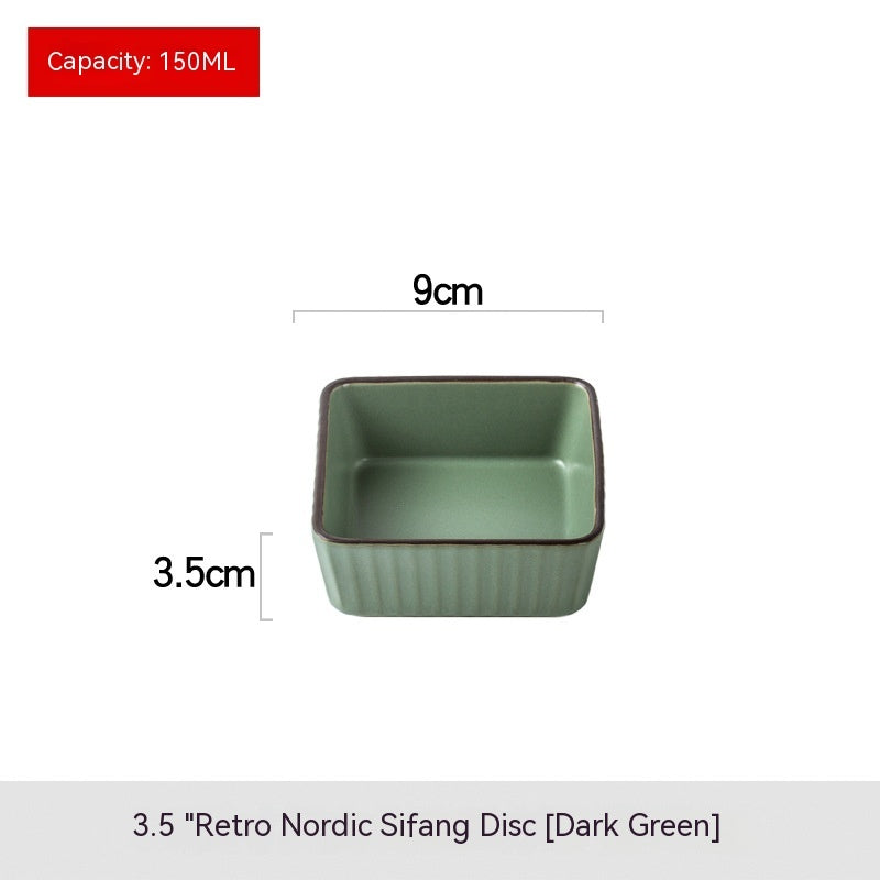 Ceramic Snack Plate Sauce Dipping Cold Dish Seasoning Dish - Walfos® Kitchenware