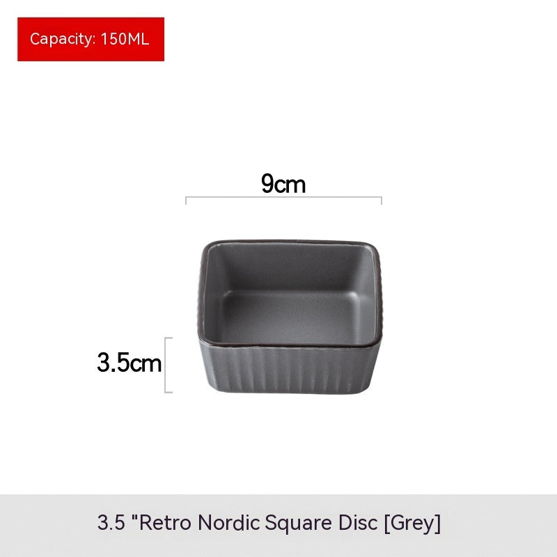 Ceramic Snack Plate Sauce Dipping Cold Dish Seasoning Dish - Walfos® Kitchenware