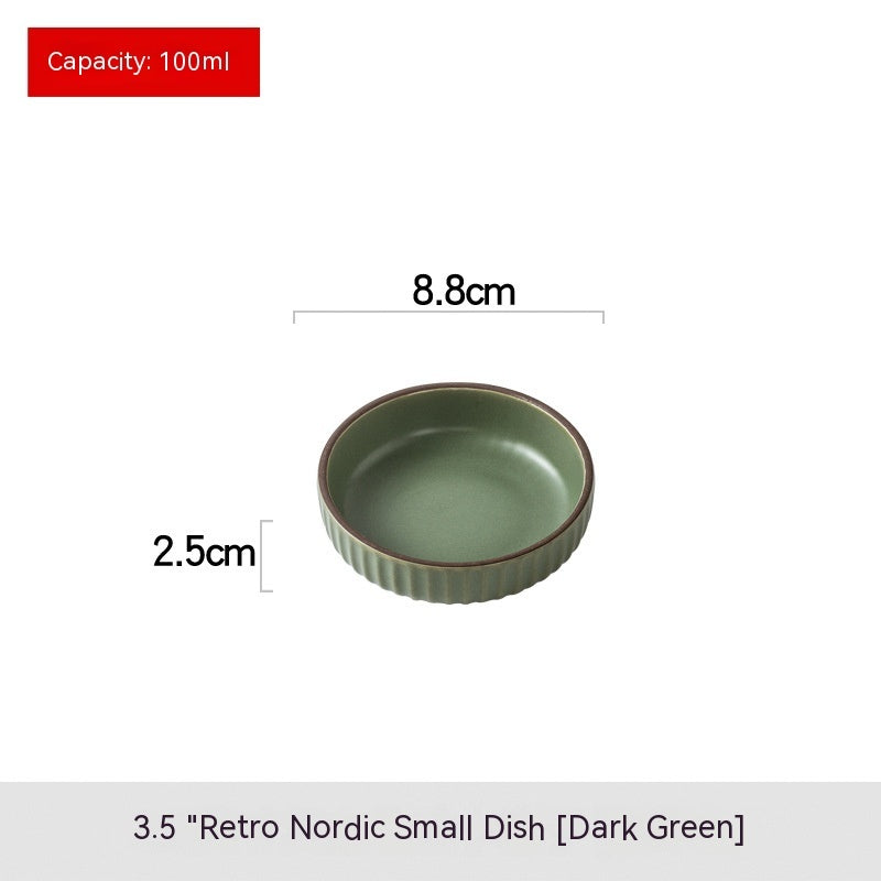 Ceramic Snack Plate Sauce Dipping Cold Dish Seasoning Dish - Walfos® Kitchenware