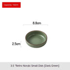 Ceramic Snack Plate Sauce Dipping Cold Dish Seasoning Dish - Walfos® Kitchenware