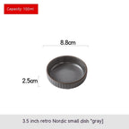 Ceramic Snack Plate Sauce Dipping Cold Dish Seasoning Dish - Walfos® Kitchenware
