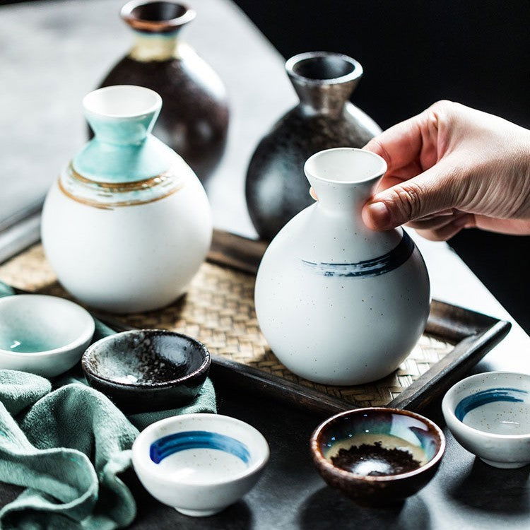 Ceramic White Wine Cup Sake Set - Walfos® Kitchenware
