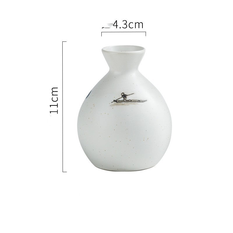 Ceramic White Wine Cup Sake Set - Walfos® Kitchenware