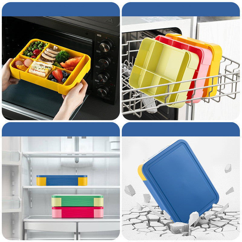 Children Student Compartment Seal Fruit Bento Box - Walfos® Kitchenware