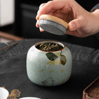 Chinese Calligraphy Tea Pot Ceramic Mini - Walfos® Kitchenware