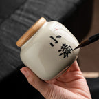 Chinese Calligraphy Tea Pot Ceramic Mini - Walfos® Kitchenware