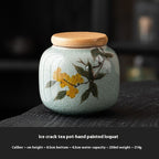 Chinese Calligraphy Tea Pot Ceramic Mini - Walfos® Kitchenware