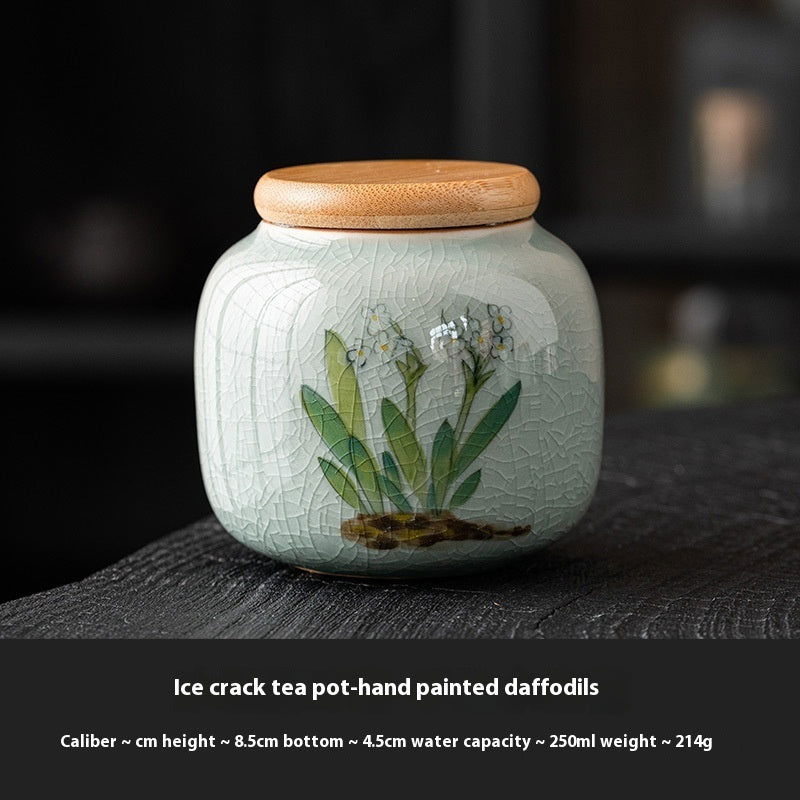 Chinese Calligraphy Tea Pot Ceramic Mini - Walfos® Kitchenware