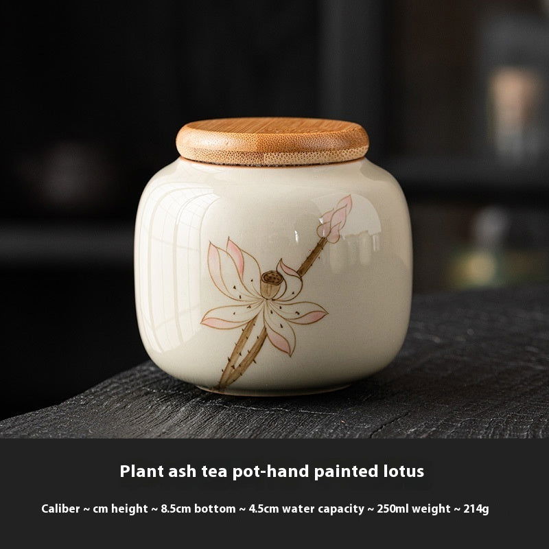 Chinese Calligraphy Tea Pot Ceramic Mini - Walfos® Kitchenware