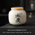 Chinese Calligraphy Tea Pot Ceramic Mini - Walfos® Kitchenware