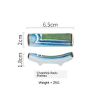 Chopsticks Shelf Japanese Ceramic Hotel Table Setting - Walfos® Kitchenware