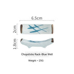 Chopsticks Shelf Japanese Ceramic Hotel Table Setting - Walfos® Kitchenware