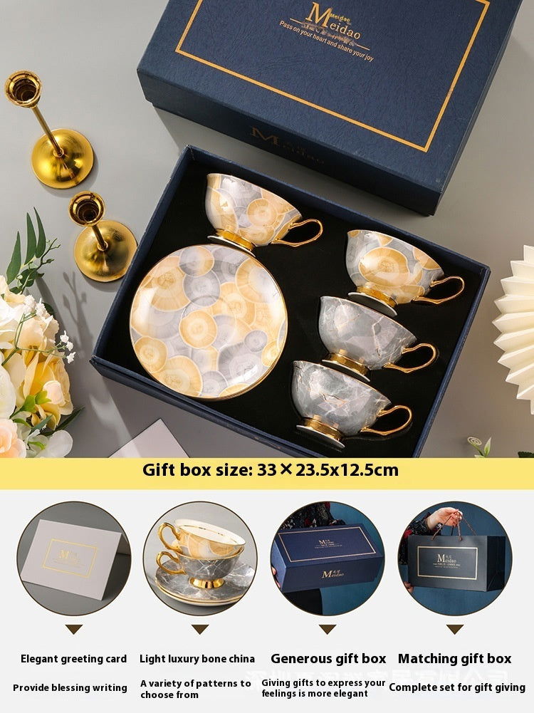 Coffee Cup High-end Exquisite Bone China Gift - Walfos® Kitchenware