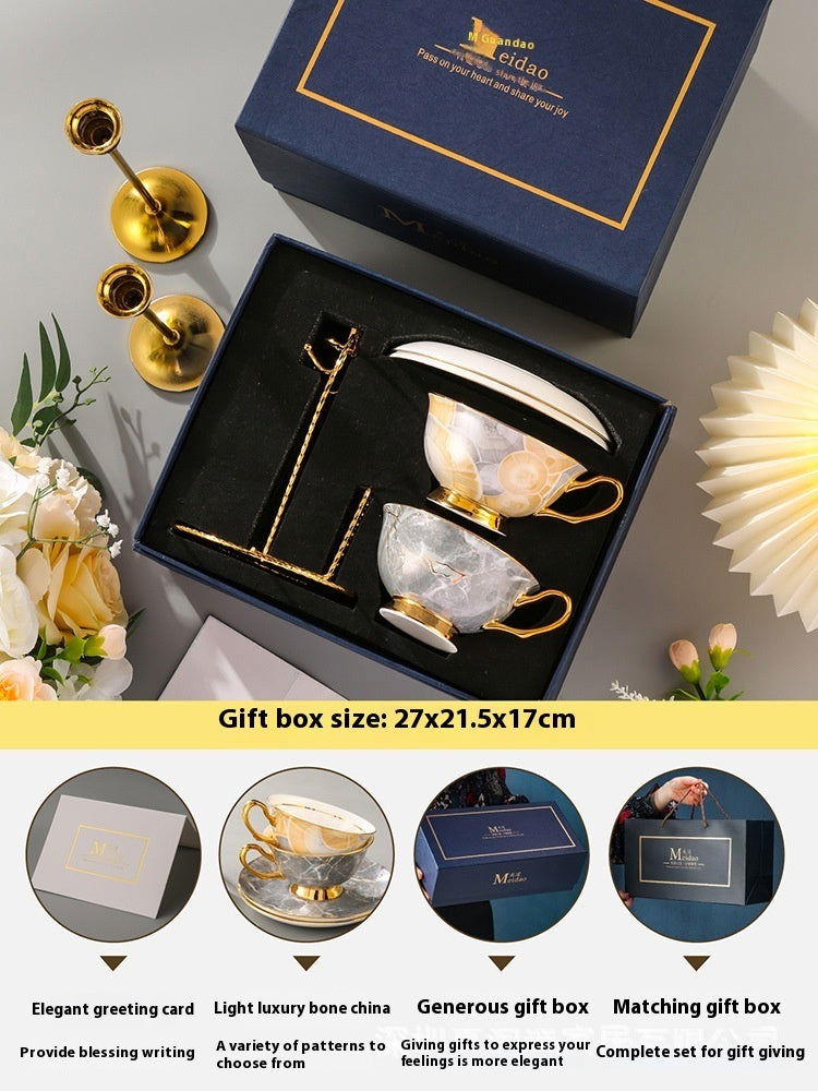 Coffee Cup High-end Exquisite Bone China Gift - Walfos® Kitchenware