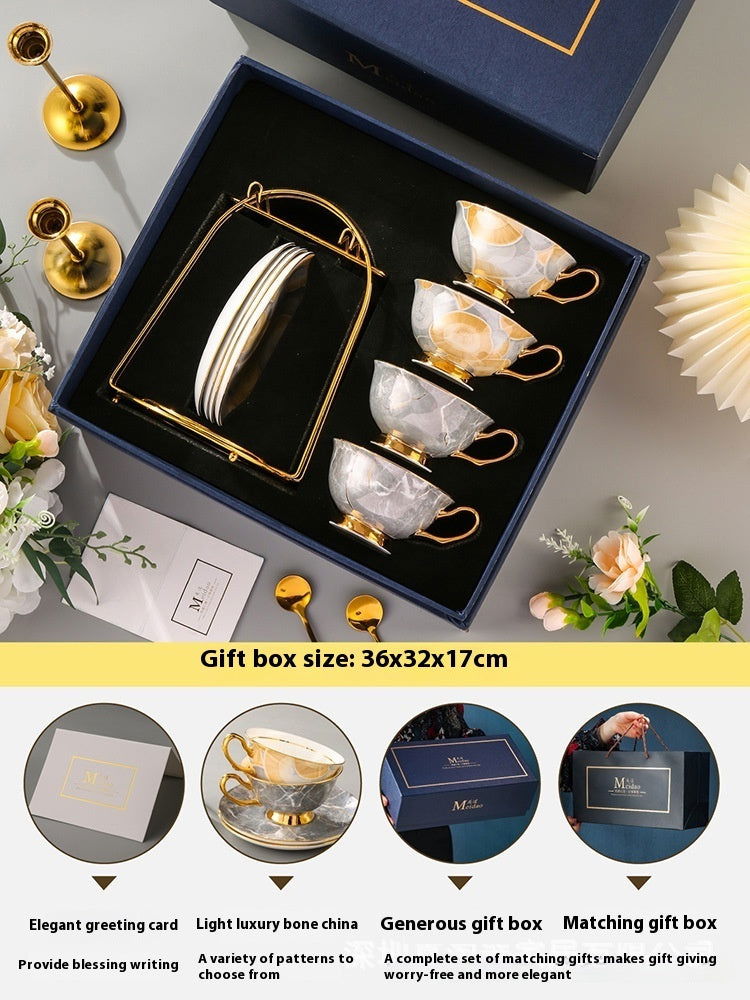 Coffee Cup High-end Exquisite Bone China Gift - Walfos® Kitchenware