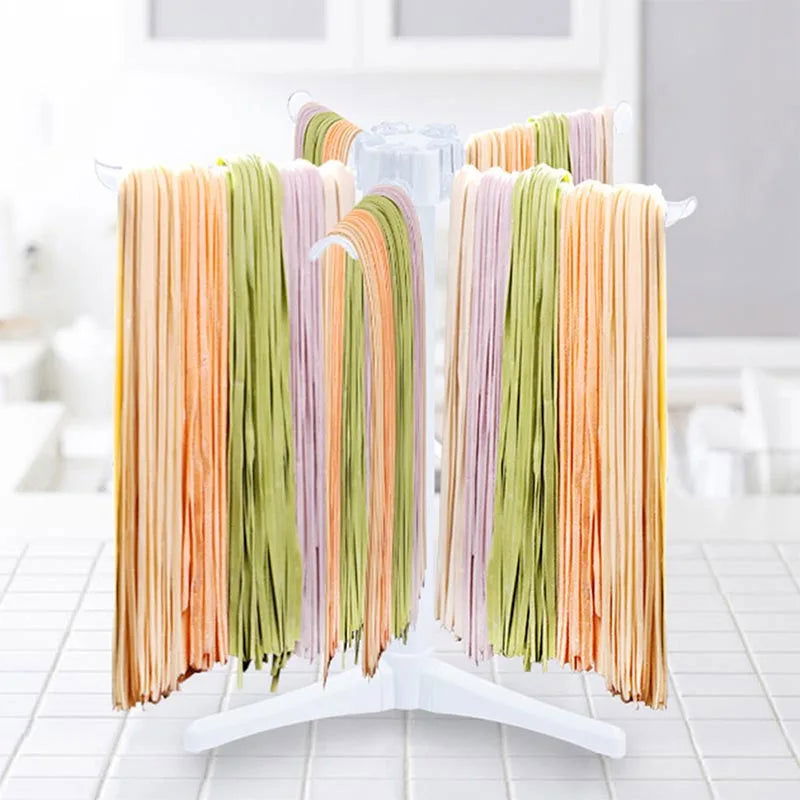 Collapsible Pasta Drying Rack Spaghetti Dryer Stand Noodles Drying Holder Hanging Rack Pasta Cooking Tools Kitchen Accessories - Walfos® Kitchenware