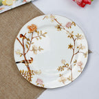 Creative Bone China Plate Household Ceramic Flat Plate - Walfos® Kitchenware