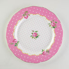 Creative Bone China Plate Household Ceramic Flat Plate - Walfos® Kitchenware