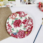Creative Bone China Plate Household Ceramic Flat Plate - Walfos® Kitchenware