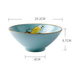 Creative Ceramic Bowl Japanese Ramen Tableware - Walfos® Kitchenware