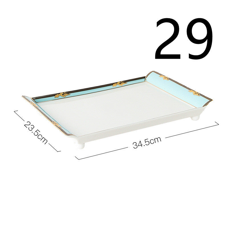Creative Dishes And Dishes Set Household Chinese Bone China Tableware Set - Walfos® Kitchenware