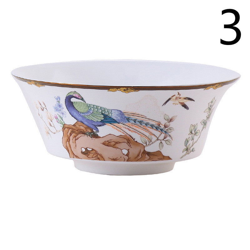 Creative Dishes And Dishes Set Household Chinese Bone China Tableware Set - Walfos® Kitchenware