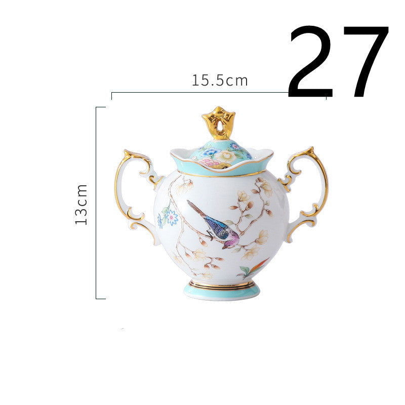 Creative Dishes And Dishes Set Household Chinese Bone China Tableware Set - Walfos® Kitchenware