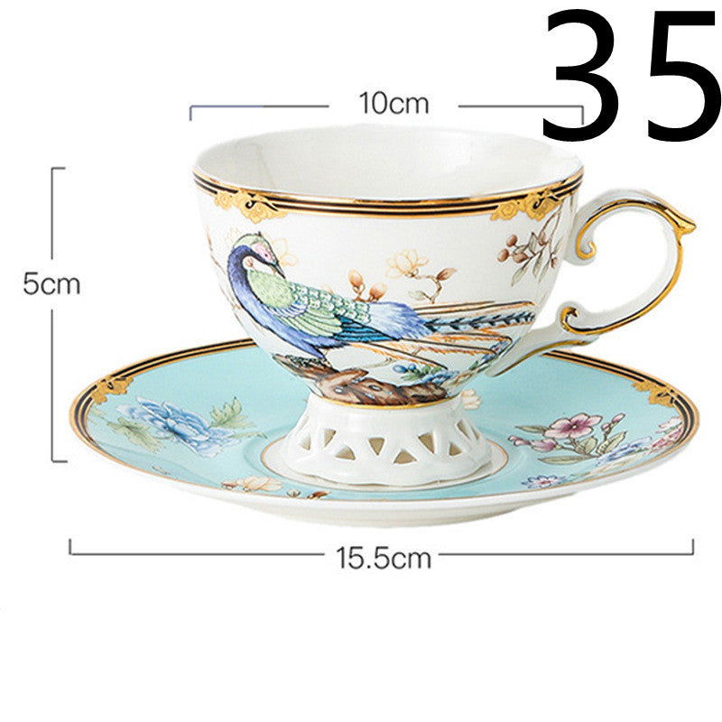 Creative Dishes And Dishes Set Household Chinese Bone China Tableware Set - Walfos® Kitchenware