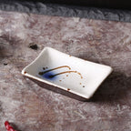 Creative Japanese Rectangular Kitchen Ceramic Sauce Dish - Walfos® Kitchenware