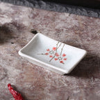 Creative Japanese Rectangular Kitchen Ceramic Sauce Dish - Walfos® Kitchenware