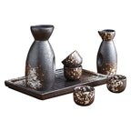 Creative Japanese Style Ceramic Wine Pot Tray Set - Walfos® Kitchenware