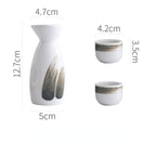 Creative Japanese Style Ceramic Wine Pot Tray Set - Walfos® Kitchenware