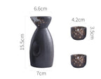 Creative Japanese Style Ceramic Wine Pot Tray Set - Walfos® Kitchenware