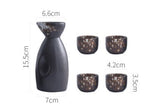 Creative Japanese Style Ceramic Wine Pot Tray Set - Walfos® Kitchenware