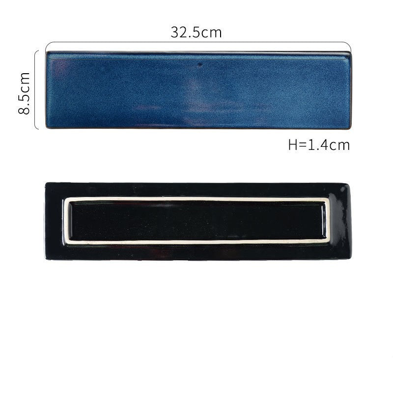 Creative Japanese Style Sushi Plate Ceramic Flat Plate - Walfos® Kitchenware