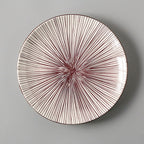Creative Japanese ceramic plate large flat plate - Walfos® Kitchenware