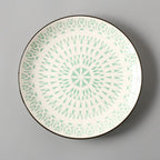Creative Japanese ceramic plate large flat plate - Walfos® Kitchenware