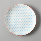 Creative Japanese ceramic plate large flat plate - Walfos® Kitchenware