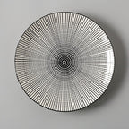 Creative Japanese ceramic plate large flat plate - Walfos® Kitchenware