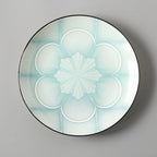 Creative Japanese ceramic plate large flat plate - Walfos® Kitchenware