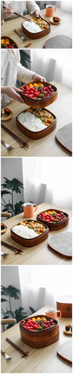 Creative Multi-layer Japanese-style Compartment Bento Box - Walfos® Kitchenware