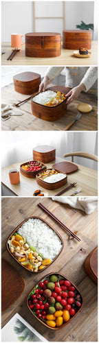 Creative Multi-layer Japanese-style Compartment Bento Box - Walfos® Kitchenware