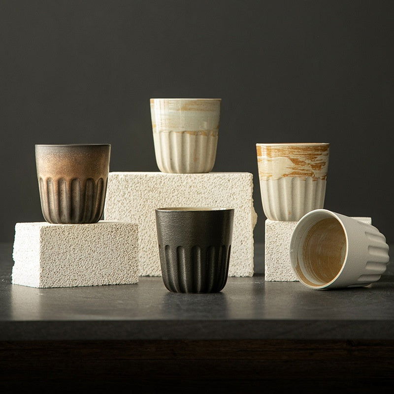 Creative Stoneware Japanese Large Tea Cup - Walfos® Kitchenware