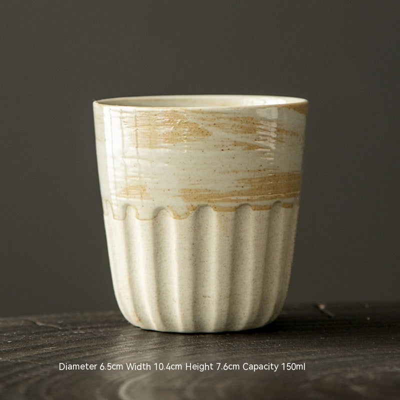 Creative Stoneware Japanese Large Tea Cup - Walfos® Kitchenware