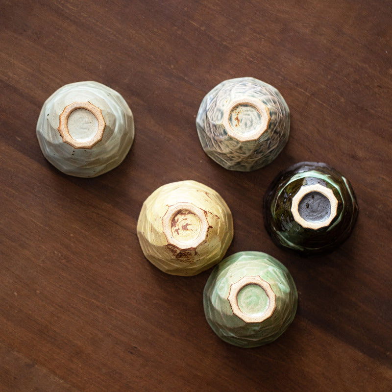 Cup Set Japanese Retro Hospitality Ceramic Tea Set Housewarming Gift - Walfos® Kitchenware