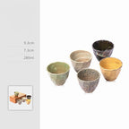 Cup Set Japanese Retro Hospitality Ceramic Tea Set Housewarming Gift - Walfos® Kitchenware