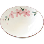 Domeiran Japanese Hand-painted Sakura Noodle Bowl Ceramic Bowl Noodle Bowl - Walfos® Kitchenware