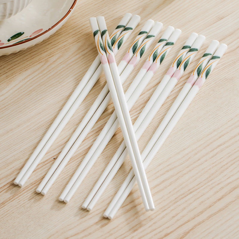 Domeiran Japanese Sakura Ceramic Chopsticks - Walfos® Kitchenware