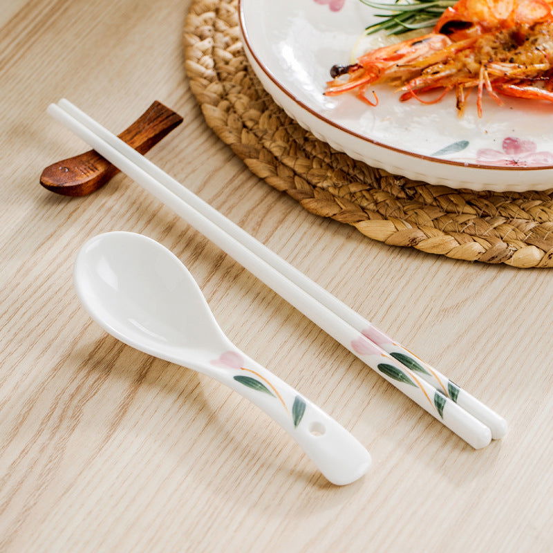 Domeiran Japanese Sakura Ceramic Chopsticks - Walfos® Kitchenware